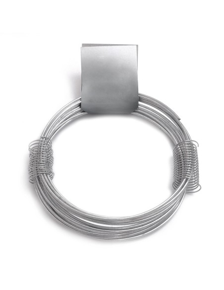 Alambre zincado n° 12, 210 gr, calibre 1,80 mm x 11 m