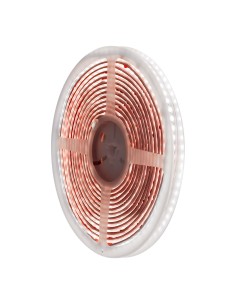 Tira led adhesiva 6.400 k 8 w/m 100 lm/w 24 v dc ip65, 5 m x 10 mm luz fria 2