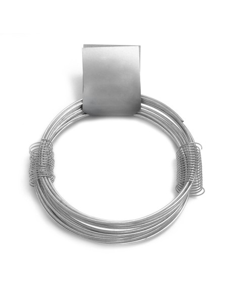 Alambre zincado n° 14, 210 gr, calibre 2,20 mm x 7 m