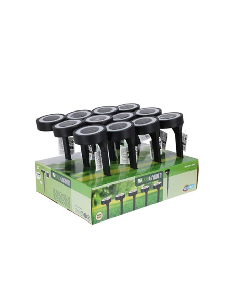 Estaca solar, color negro, ø11 x 40 cm