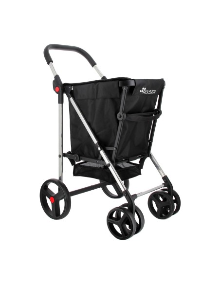 Carro de la compra basket mf 4b negro