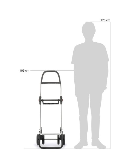 Carro de la compra i-max mf 4 ruedas plegable negro