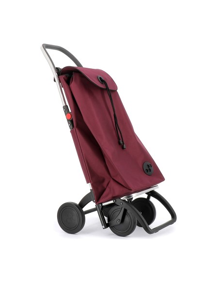 Carro de la compra i-max mf 4 ruedas plegable burdeos