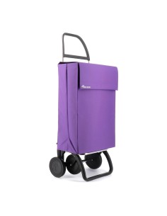 Carro de la compra jean ln 4 ruedas malva