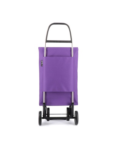 Carro de la compra jean ln 4 ruedas malva