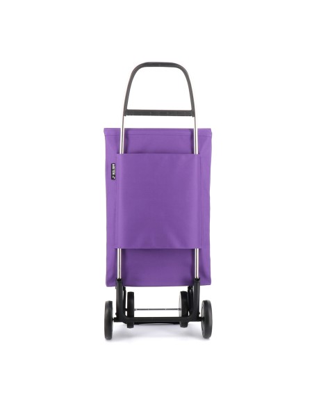 Carro de la compra jean ln 4 ruedas malva