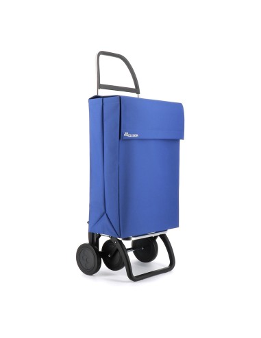 Carro de la compra jean ln 4 ruedas azul