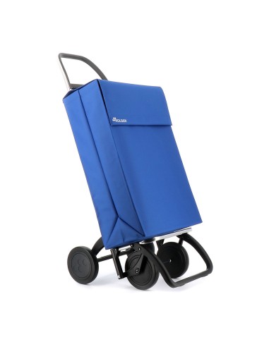 Carro de la compra jean ln 4 ruedas azul