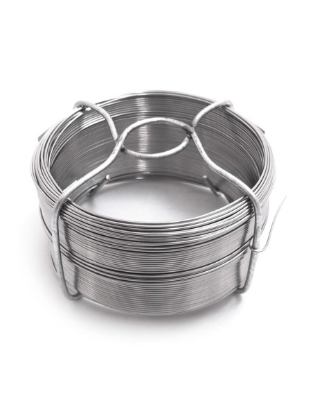 Alambre acero inoxidable n° 3, 200 gr, calibre 0,80 mm x 50 m