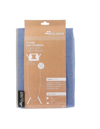 Funda color azul para tablas de planchar 120 x...