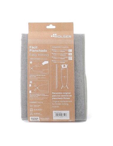 Funda color plomo para tablas de planchar 120 x...