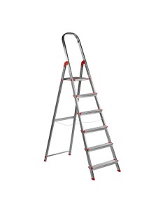 Escalera unica 6 peldaños 122 cm