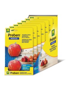 Trampa mosca de la fruta, 2 trampas + 2 recambios 2