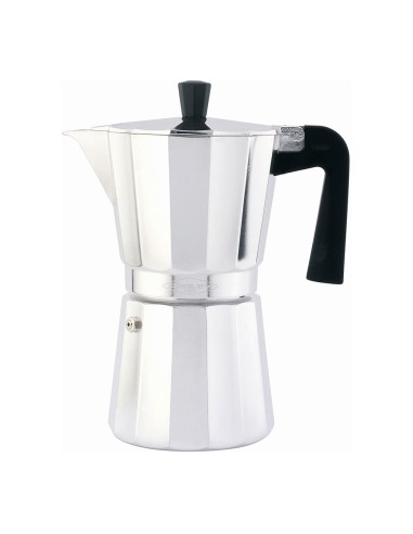 Cafetera expres new vitro de aluminio no apta para inducción, 9 tazas