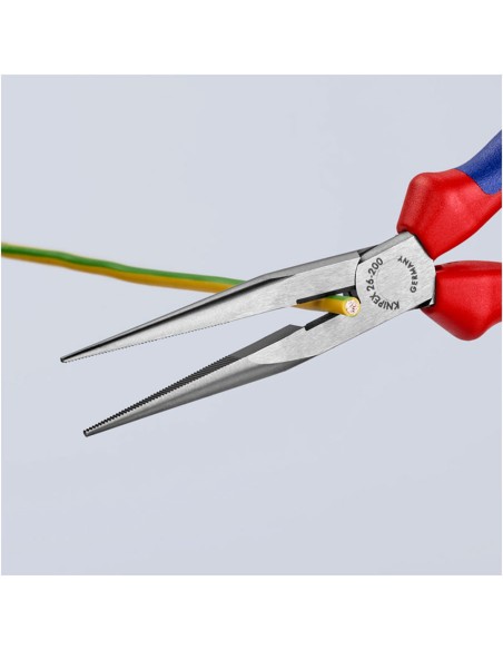 Alicates de punta larga con cortador 200 mm
