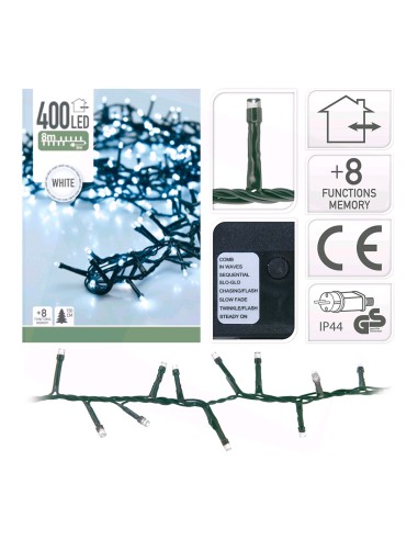 Guirnalda "tipo espino" multifuncion 400 leds...