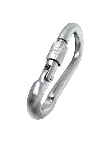 Mosquetón bombero con seguro, msq02, acero...