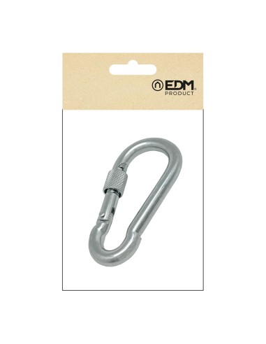 Mosquetón bombero con seguro, msq02, acero...