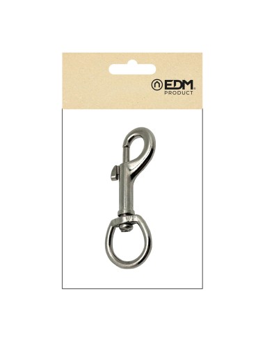 Mosquetón llavero anilla, msq05, acero...