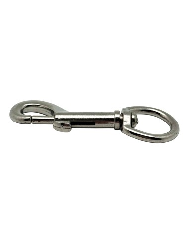 Mosquetón llavero anilla, msq05, acero...
