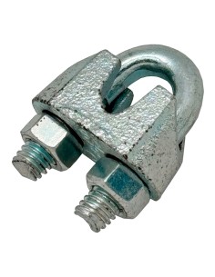 Sujetacable din-741 sjt01, acero galvanizado, m4, 1/8". 2 unidades 2