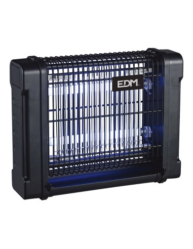 Mata insectos profesional eléctrico 2x6w 30m² 31,6x10x26,5cm 340° color negro edm