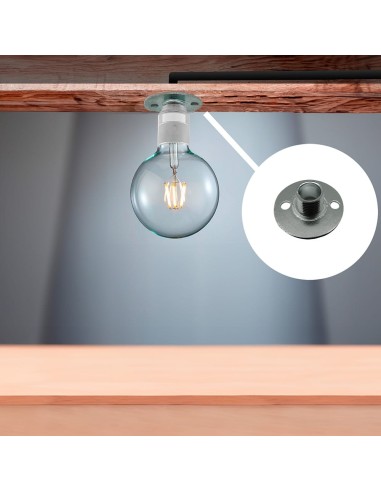 Soporte con espiga, ap15, acero zincado, 26 mm....