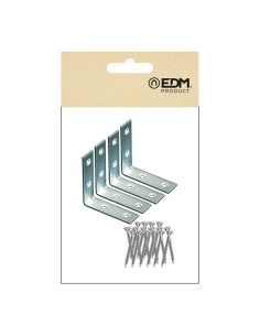 Ángulo refuerzo an02,acero zincado, 40 x 40 x 15 mm. 4 unidades 2