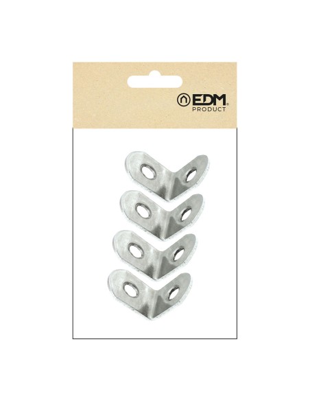 Ángulo refuerzo an24, acero inoxidable, 20 x 20 x 16 mm. 4 unidades