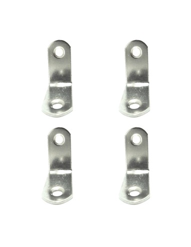 Ángulo refuerzo an24, acero inoxidable, 30 x 30 x 16 mm. 4 unidades