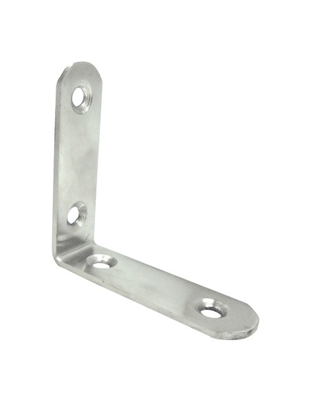 Ángulo refuerzo an24, acero inoxidable, 60 x 60 x 19 mm. 4 unidades