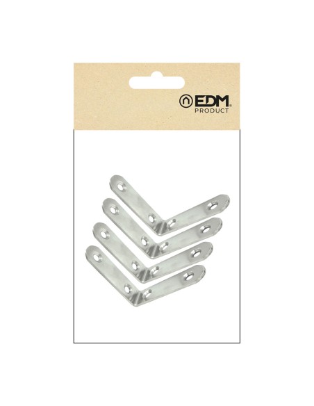 Ángulo refuerzo an24, acero inoxidable, 60 x 60 x 19 mm. 4 unidades