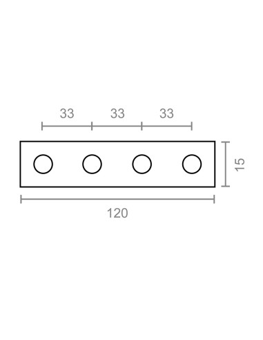 Placa recta unión plc02, acero zincado, 120 x...