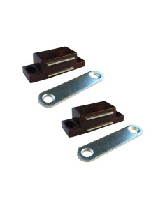 Cierre magnético im02, marrón, 56 x 18 mm, 2 unidades