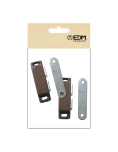 Cierre magnético im02, marrón, 42 x 18 mm, 2 unidades 2