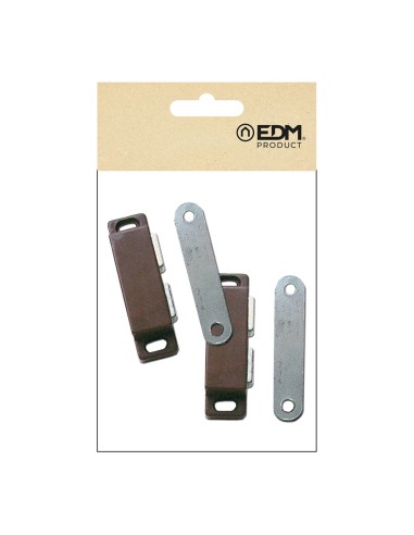 Cierre magnético im02, marrón, 42 x 18 mm, 2...