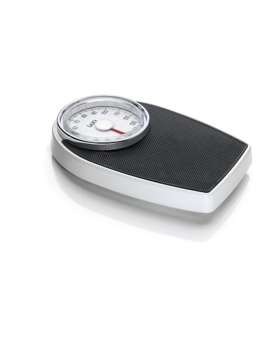 Báscula de baño analógica blanco / negro,...