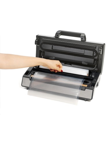 Máquina de vacío 20 l/min, con 2 rollos 28 x...