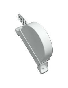 Recogedor exterior abatible pr02 14 mm blanco, 175 x 32 x 120 mm