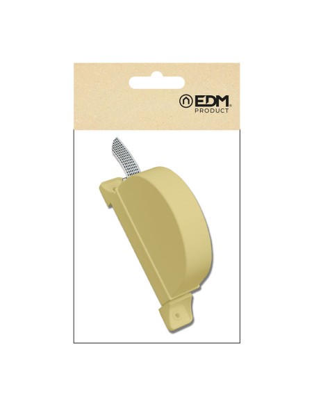 Recogedor exterior abatible pr02 14 mm marfil, 175 x 32 x 120 mm