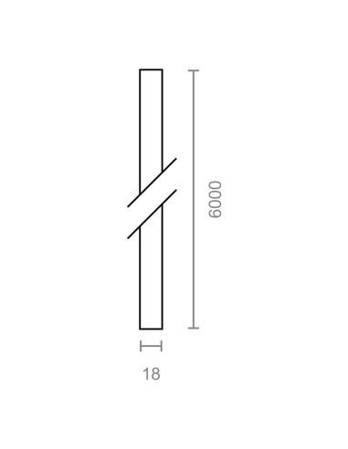 Cinta persiana pr26, gris, 18 mm x 6 m