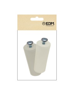 Tope persiana pr08, marfil 40 mm 2 unidades 2