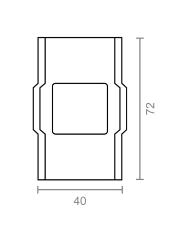 Carcasa guia cinta pr12 blanco