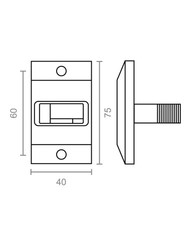 Guia cinta oscilante con muelle pr28 blanco, 75...