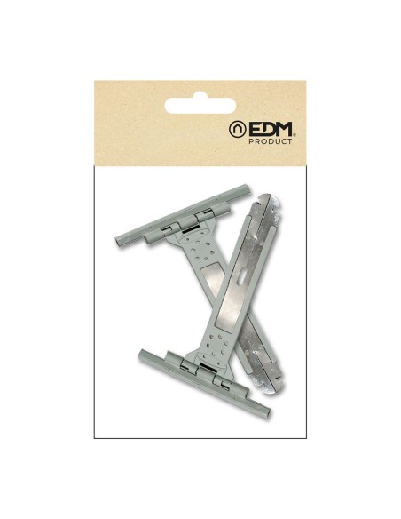 Tirante con fleje pr18 gris, 150 x 105 x 10 mm. 2 unidades