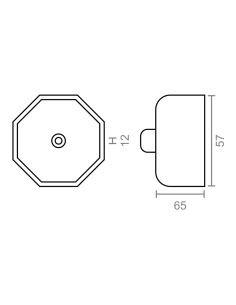 Contera metálica pr20 zincado 57 mm 2