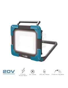 Foco led de trabajo 20 v 2500 lm (sin bateria ni cargador)