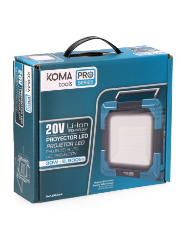 Foco led de trabajo 20 v 2500 lm (sin bateria...