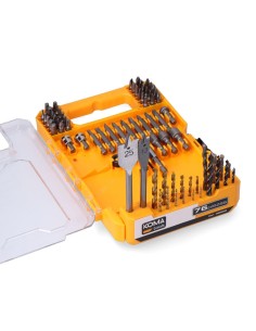 Puntas y brocas, juego de 76 piezas, 25,5 x 3,6 x 17 cm 2