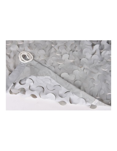 Toldo camuflaje reversible gris / blanco 3 x 4 m